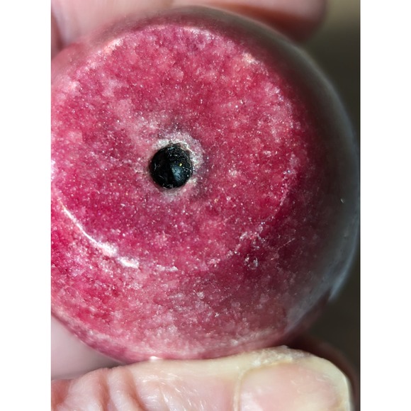 Vintage Red Marble Apple Paperweight Heavy Decorative Teacher Hostess Gift - Picture 6 of 7